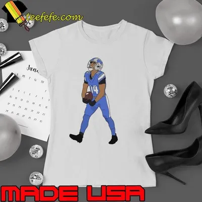 Amon Ra St Brown Animated American football wide receiver T-Shirt
