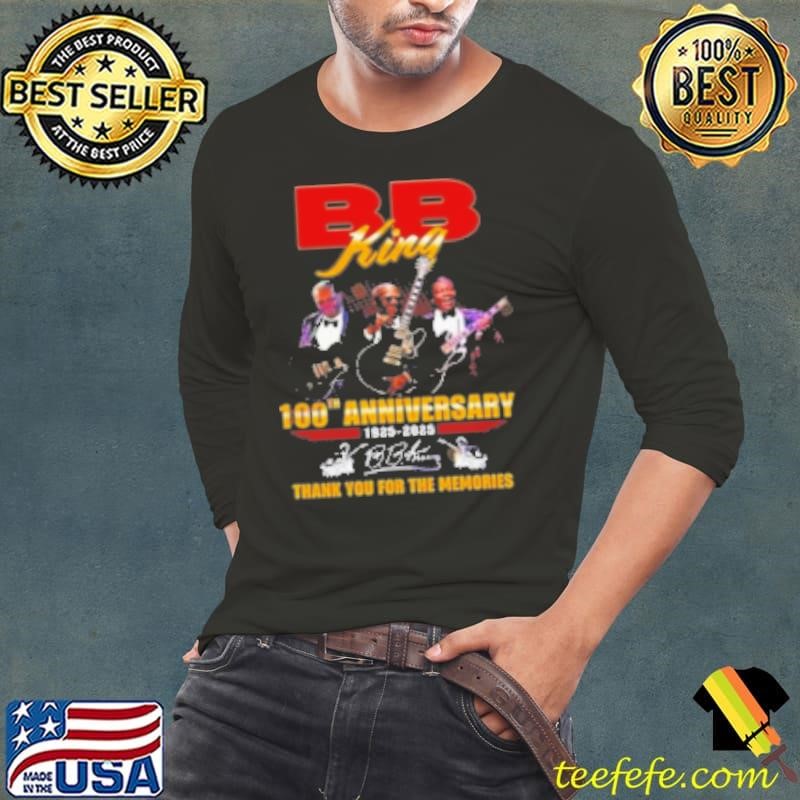 BB King 100Th Anniversary 1925 2025 Signature Thank You For The Memories Signature Shirt