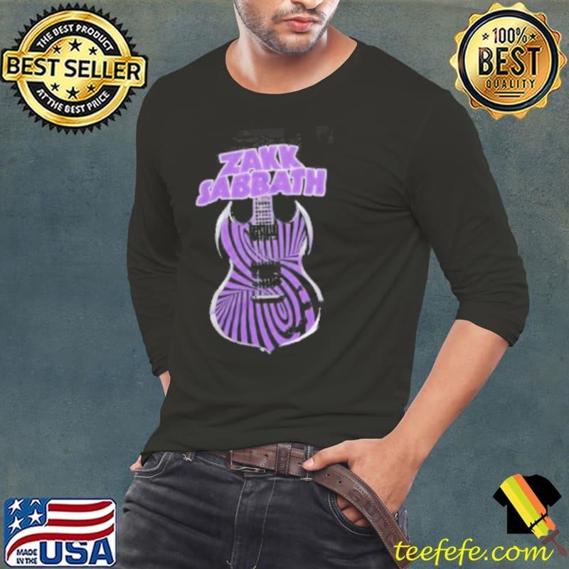 Black Label Society Zakk Sabbath Barbarian Guitar shirts Long Sleeve Tee