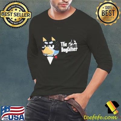 Bluey The Dogfather cartoon shirt
