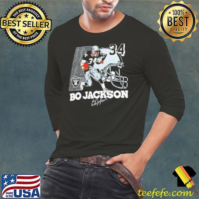 Bo Jackson Las Vegas Raiders Caricature Retired Player Shirt