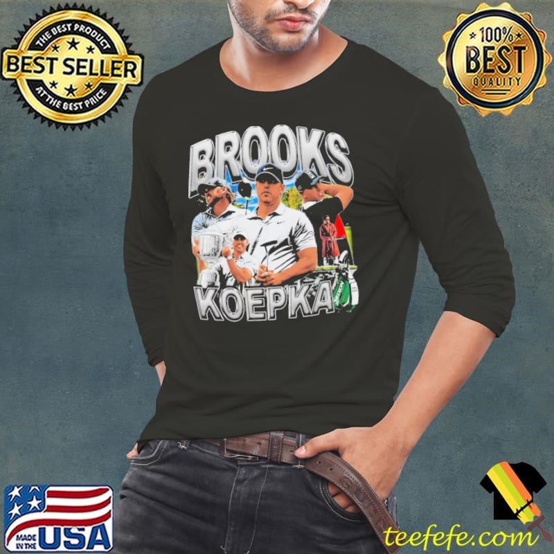 Brooks Koepka American professional golfer Collage Bootleg Long Sleeve Tee