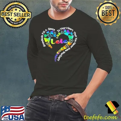 Butterfly Heart Lele Grandkids Fill A Space In Your Heart That You Never Knew Was Empty Shirt