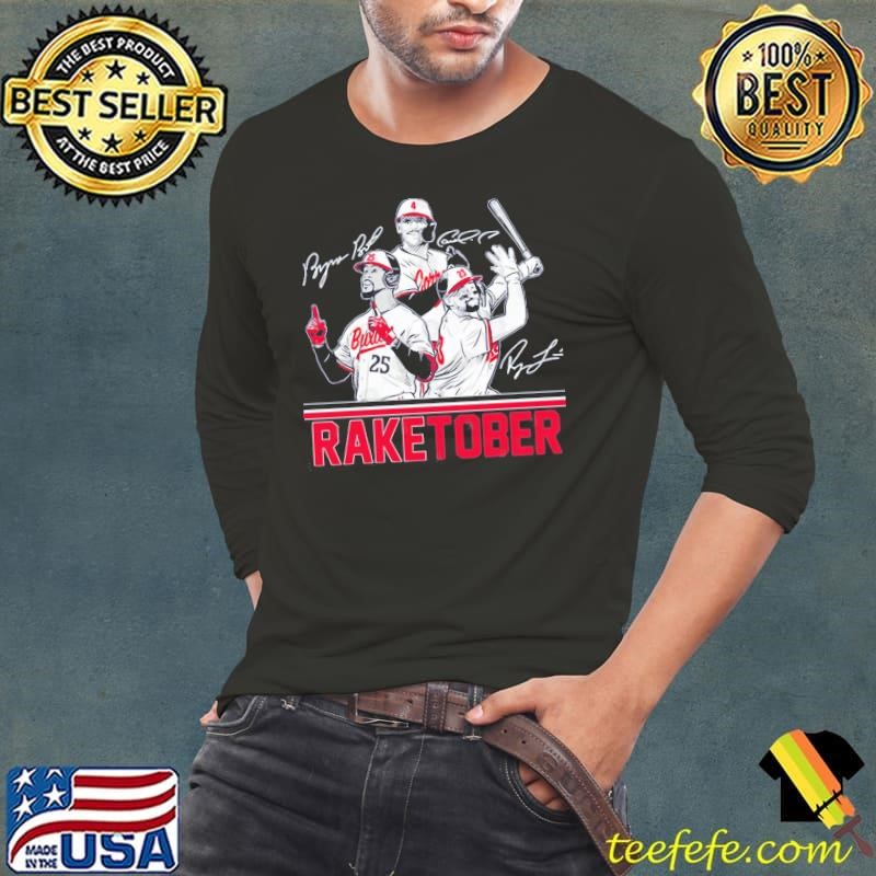 Carlos Correa Byron Buxton & Royce Lewis Raketober Signature Football T-Shirt