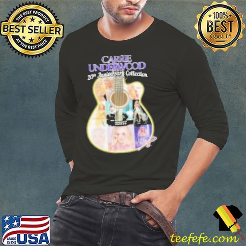 Carrie Underwood 20Th Anniversary Collection Guitar Signatures Shirt