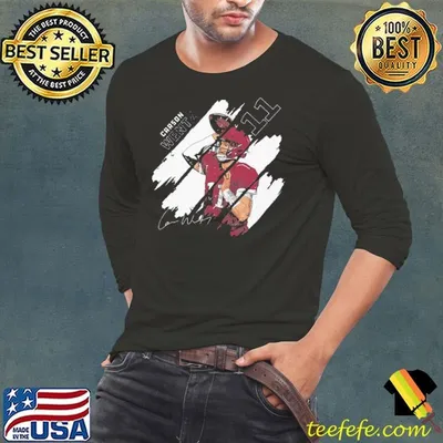 Carson Wentz American football quarterback Washington Stripes T-Shirt