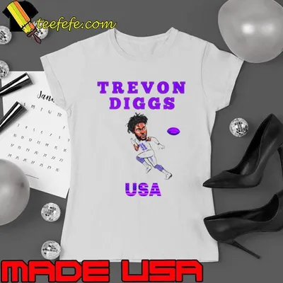 Cartoon Portrait Football Trevon Diggs Usa shirt