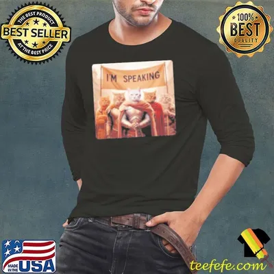 Cats Knights I'M Speaking Cats Vote Kamala Shirt