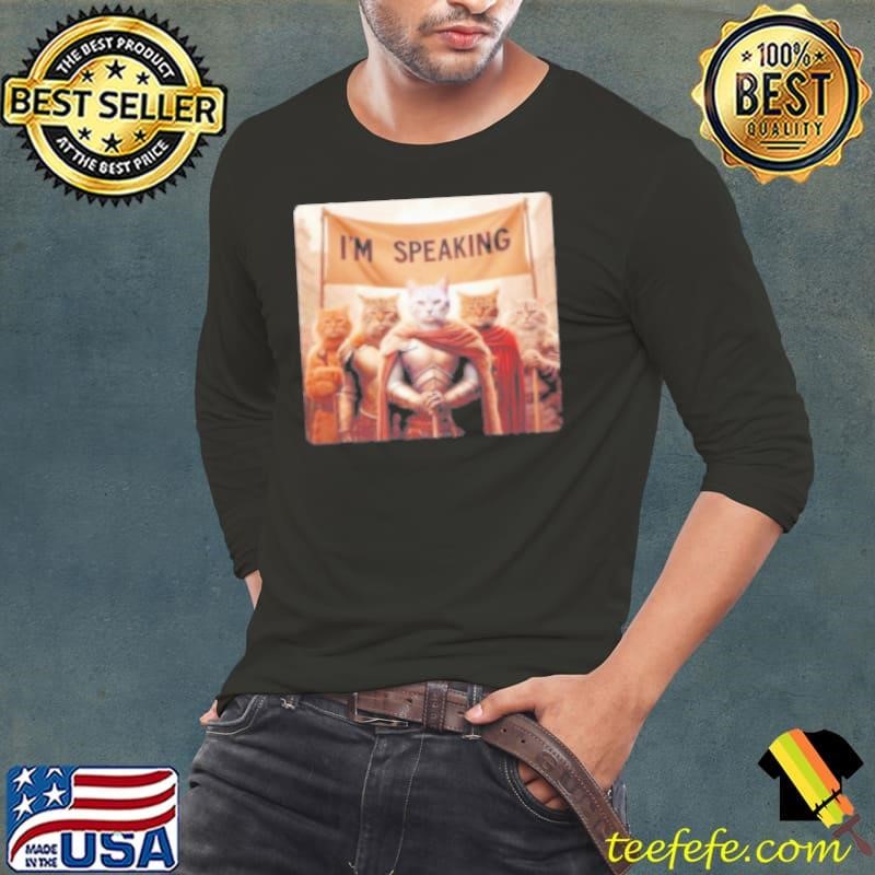 Cats Knights I'M Speaking Cats Vote Kamala Shirt