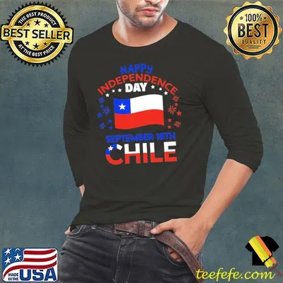 Chile 214th Independence Day Chilean Pride Chile Flag T-Shirt