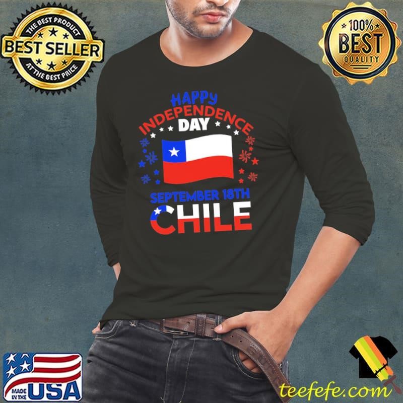 Chile 214th Independence Day Chilean Pride Chile Flag T-Shirt