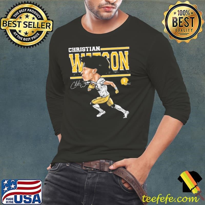 Christian Watson American professional football wide receiver Green Bay Cartoon T-Shirt