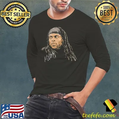 Davante Adams American professional football wide receiver Las Vegas Portrait T-Shirt