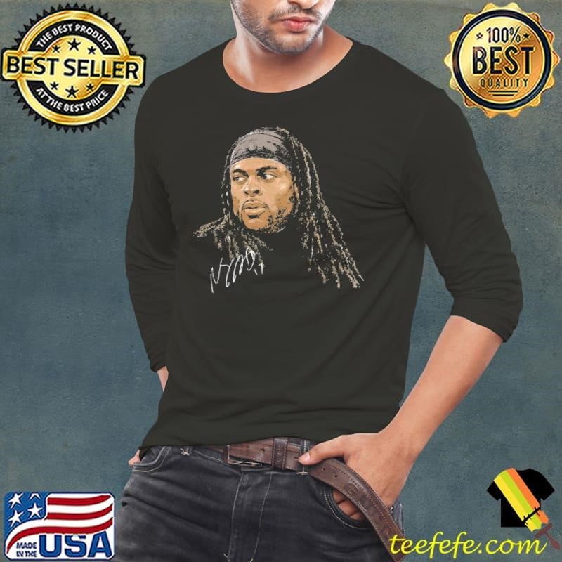 Davante Adams American professional football wide receiver Las Vegas Portrait Long Sleeve Tee