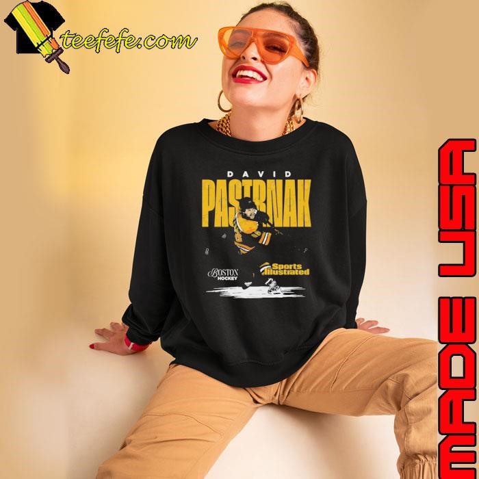 David Pastrnak Sports Illustrated & Boston Card Sweatshirt