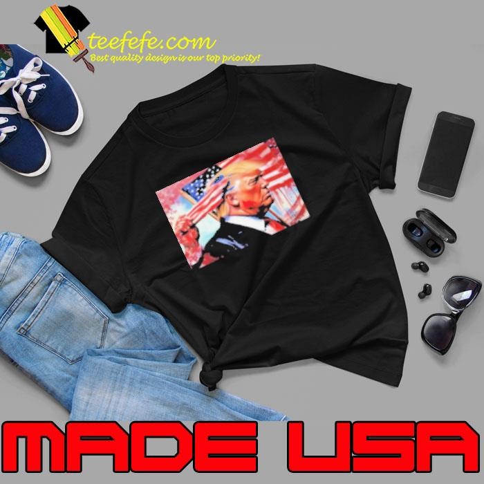 Death Nyc Graffiti Pop Art Donald Trump America Flag Trump Shot Unisex