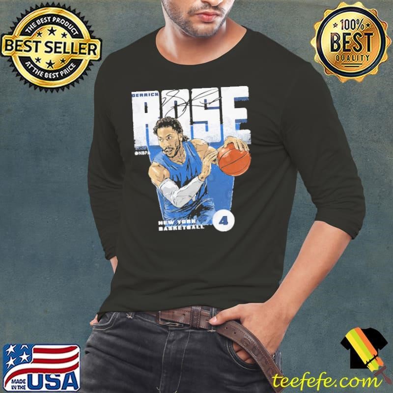 Derrick Rose New York Premiere American professional basketball player Long Sleeve Tee