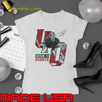 Devan Dubnyk Canadian former professional ice hockey goaltender Minnesota Number T-Shirt