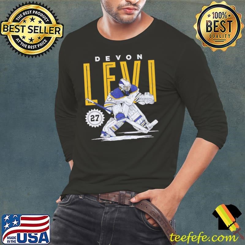 Devon Levi Buffalo Card Canadian professional ice hockey goaltender Long Sleeve Tee
