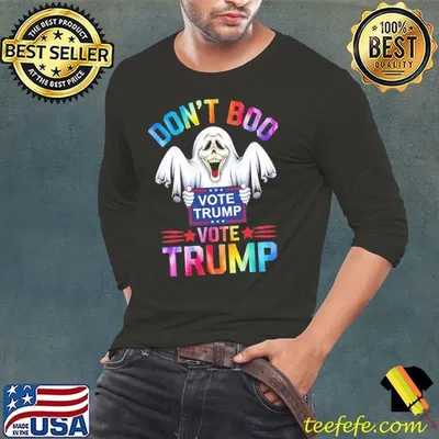 Don't Boo Vote Trump Tie Dye Election 2024 T-Shirt