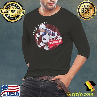 Erik Gustafsson Swedish professional ice hockey defenceman New York R Dots T-Shirt