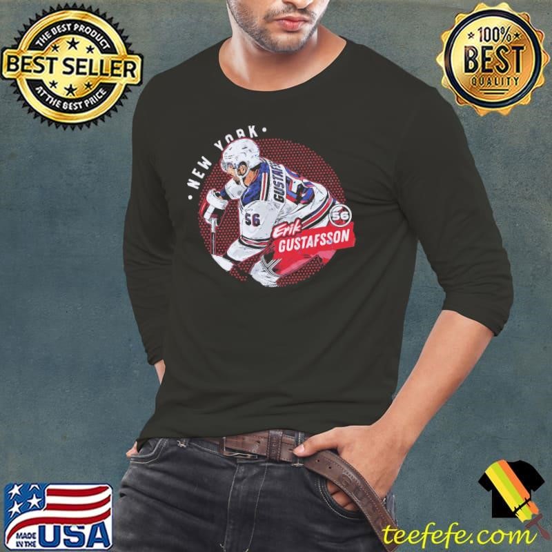 Erik Gustafsson Swedish professional ice hockey defenceman New York R Dots T-Shirt