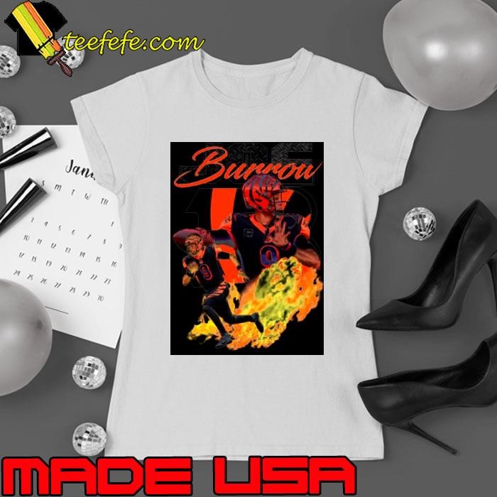 Final Season Joe Burrow Cincinnati Player Ladies tee