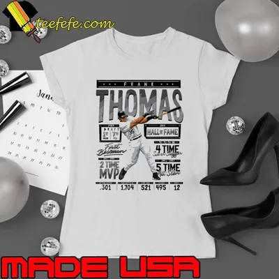 Frank thomas stats American former professional baseball designated hitter T-Shirt