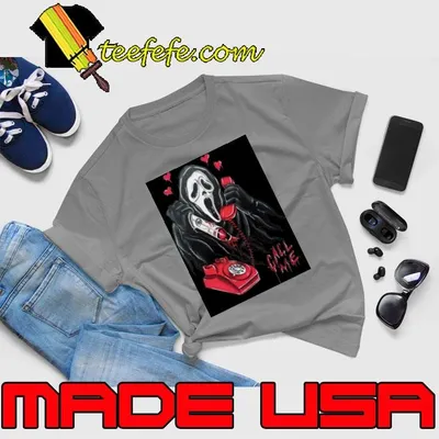 Ghostface Call Me Halloween shirt