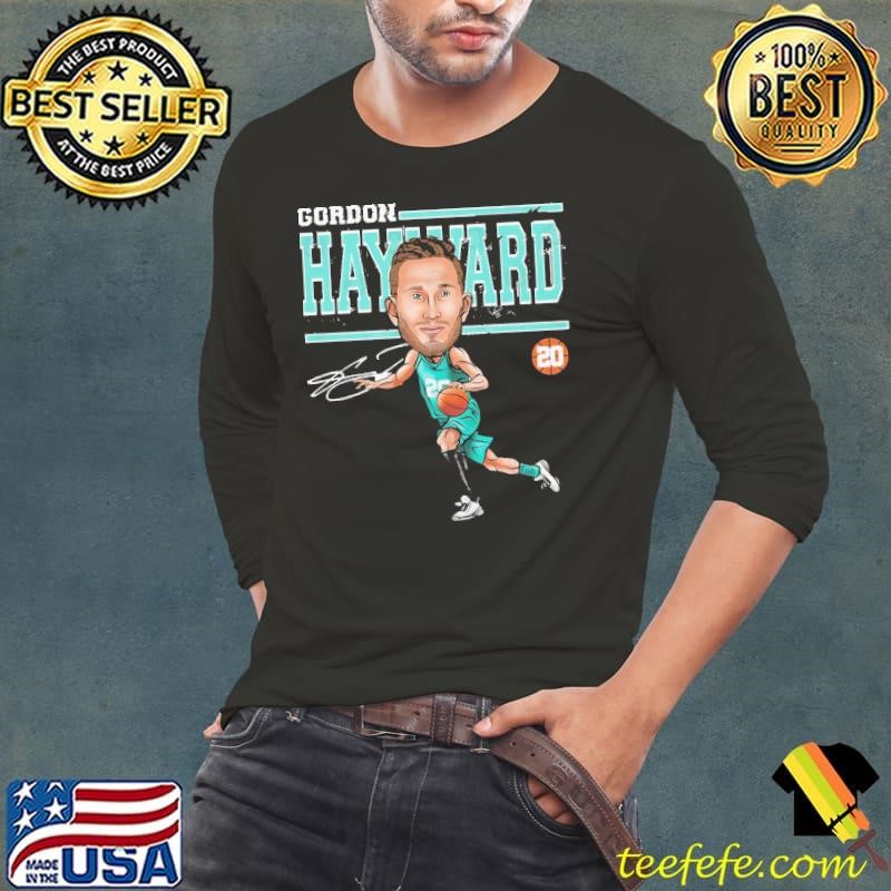 Gordon Hayward Charlotte Cartoon an American former professional basketball Long Sleeve Tee