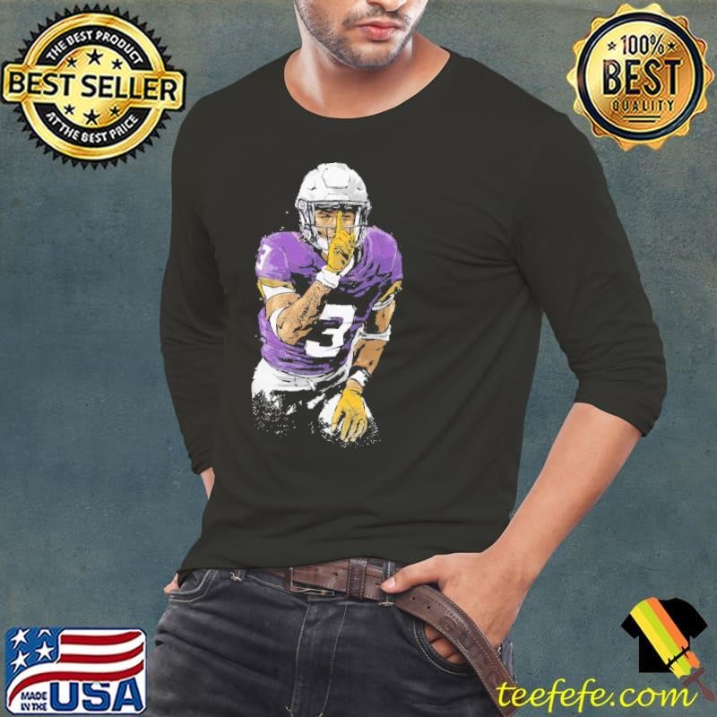 Greg Brooks Jr. Isabella Strahan and football player College Illustration T-Shirt