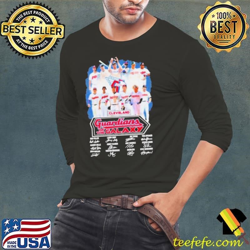 Guardians Of The Galaxy Cleveland Guardians Signatures Shirt