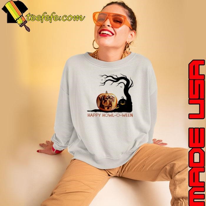 Happy Howl O Ween Rottweiler Pumpkin Halloween Shirt