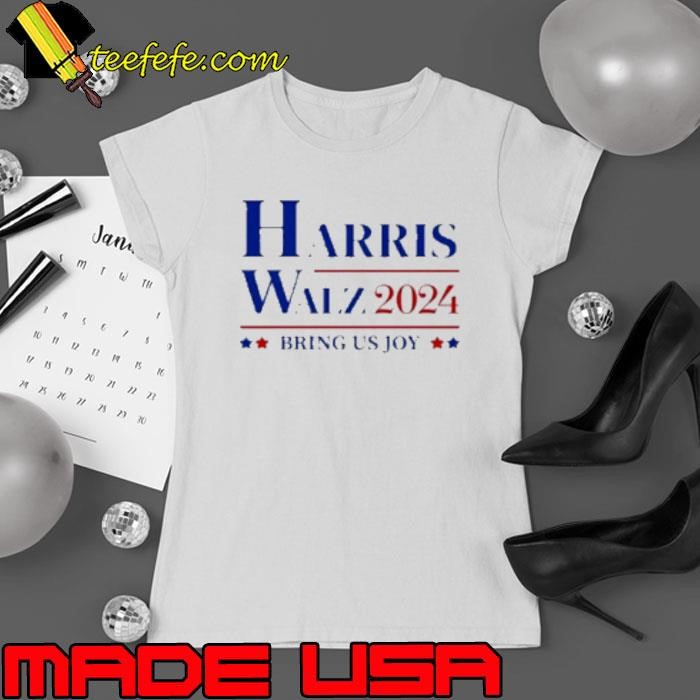 Harris Walz 2024 Bring Us Joy Ladies tee