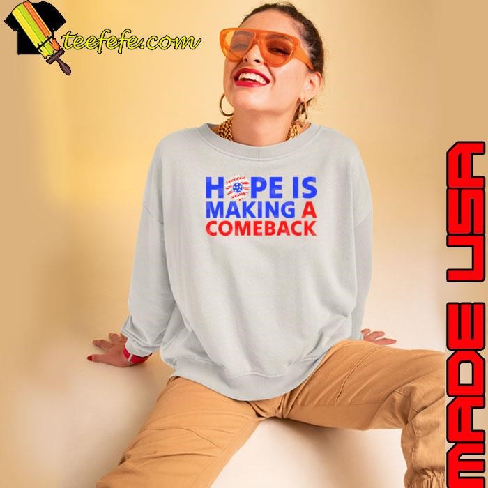 Hope Is Making Comeback Sunflower American Flag Vote 2024 Sweatshirt