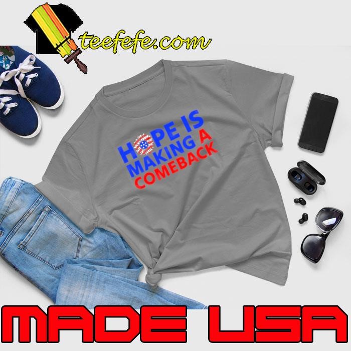Hope Is Making Comeback Sunflower American Flag Vote 2024 Unisex