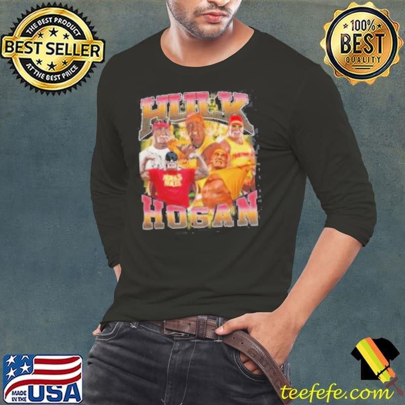 Hulk Hogan Five Pose Wrestling Long Sleeve Tee