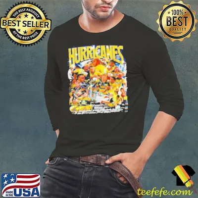 Hurricanes Rugby Union Team Vintage Graphic Shirt