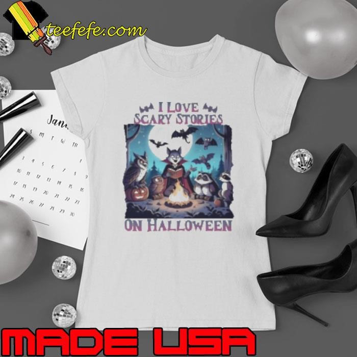 I Love Scary Stories On Halloween Shirt