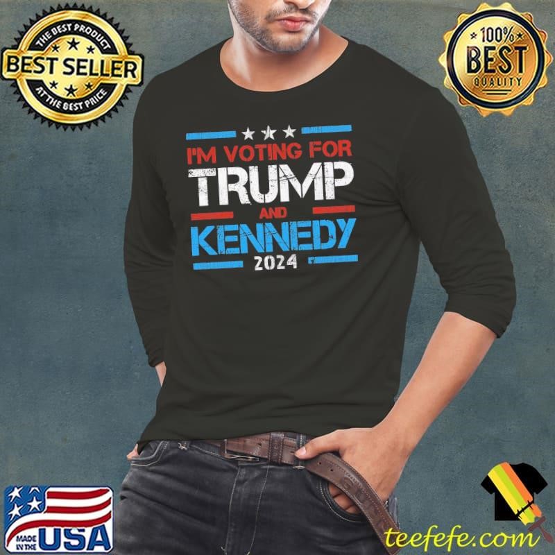 I'm voting for Trump and Kennedy 2024 Stars Election T-Shirt
