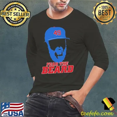 Jake arrieta silhouette fear the beard American former professional baseball pitcher T-Shirt