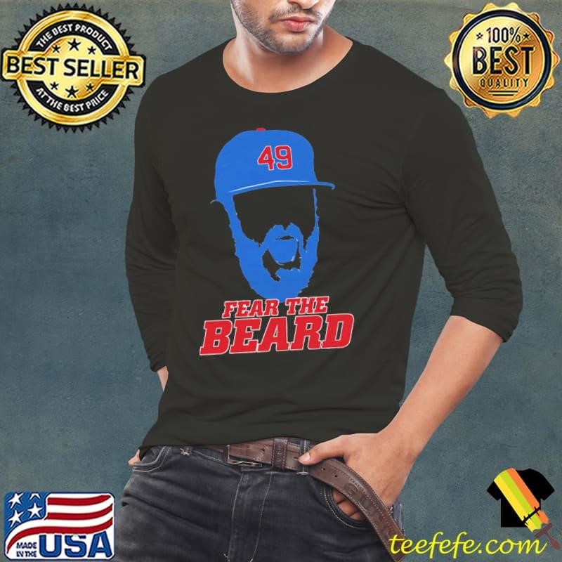 Jake arrieta silhouette fear the beard American former professional baseball pitcher Long Sleeve Tee