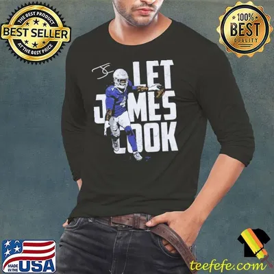 James Cook Buffalo Let James Cook American football running back T-Shirt
