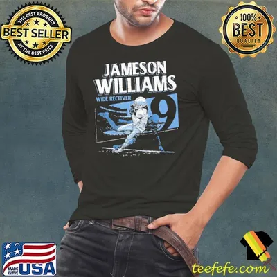 Jameson Williams Detroit Player Name Wide Receiver T-Shirt