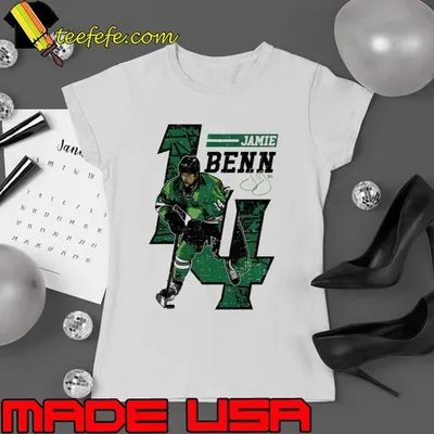 Jamie benn offset signature Canadian professional ice hockey winger T-Shirt