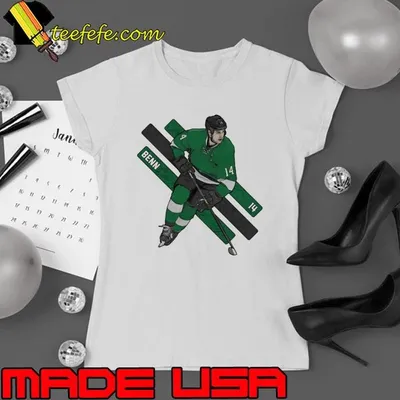 Jamie benn stripes Canadian professional ice hockey winger T-Shirt