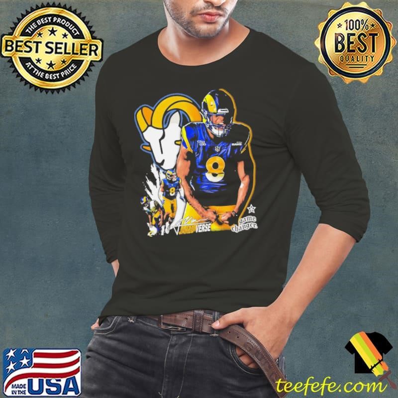 Jared Verse American professional football linebacker Vintage Bootleg Long Sleeve Tee