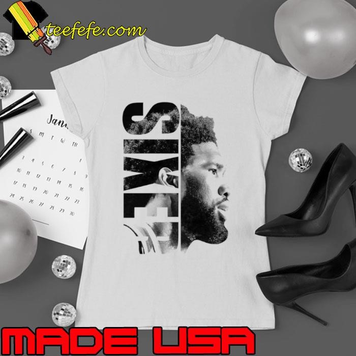 Joel Embiid Sixer Typography Retro Ladies tee