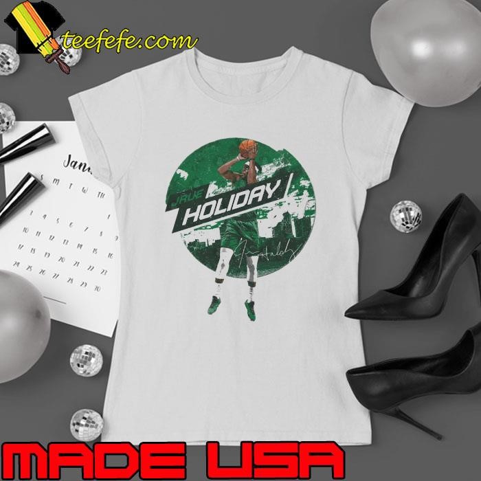 Jrue Holiday Boston City Emblem American professional basketball player Ladies tee
