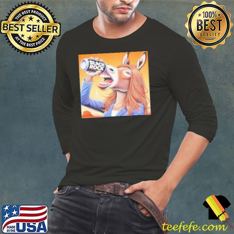 Kamala Harris Donkey Drink Black Rock Shirt
